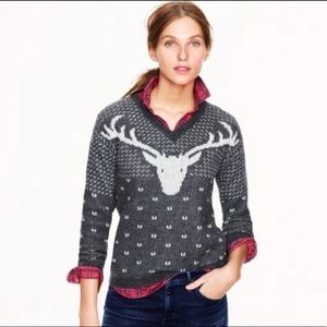 JCrew Reindeer Sweater